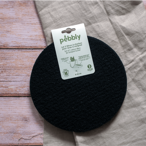 Lot de 2 Filtres Anti-Odeurs pour Seaux à Compost ⌀23cm