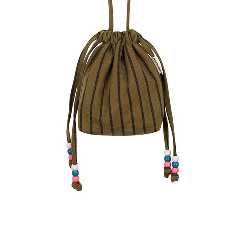 Sac - Billie rayures tennis olive