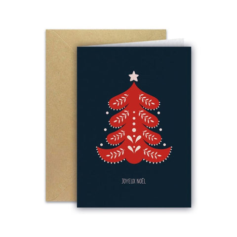 Carte de voeux - Sapin