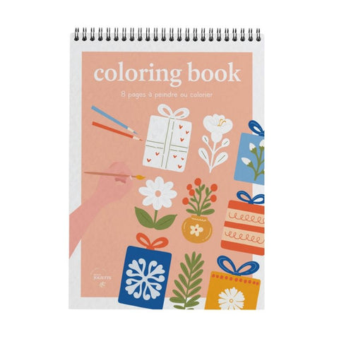 Carnet de coloriage A4 - Noël Scandinave