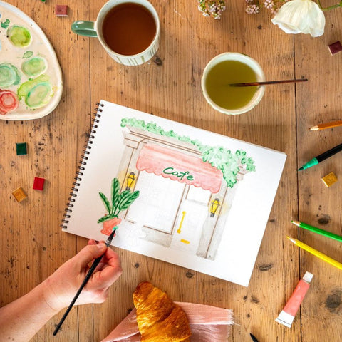 Carnet de coloriage A4 - Noël Scandinave