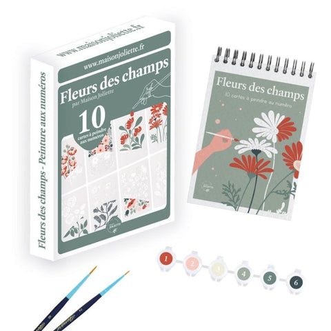Peinture aux numéros - Fleurs des champs
