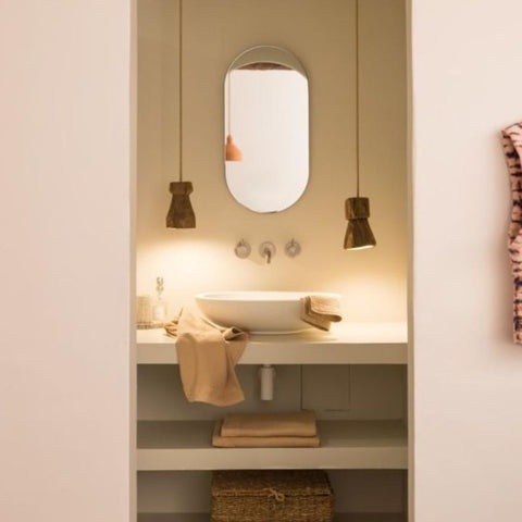 Serviette de toilette recyclée nid d'abeilles - Dragée