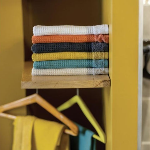 Serviette de toilette recyclée nid d'abeilles - Marmelade