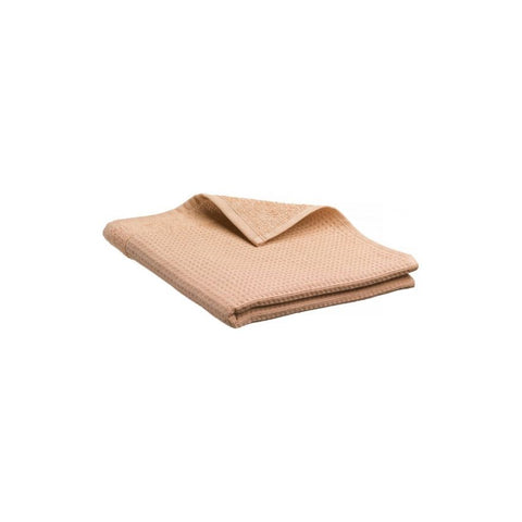 Serviette invité recyclée nid d'abeilles - Dragée