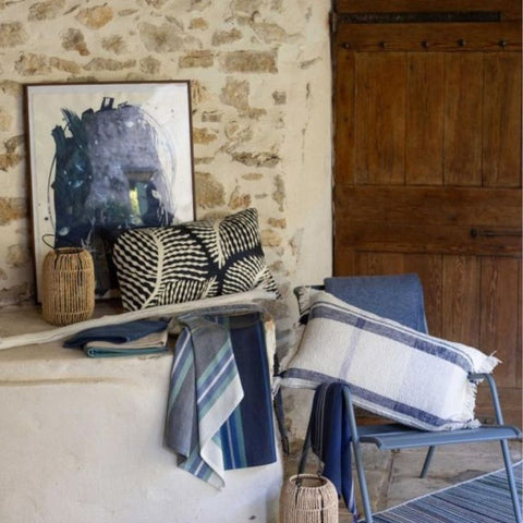 Torchon recyclé Yuna - Marine & Naturel