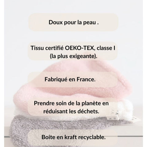 Gant démaquillant à l'eau - Taupe