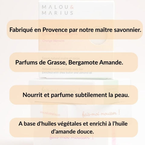 Savon Bergamote & Amande douce