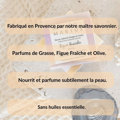 Savon Figue fraîche & olive