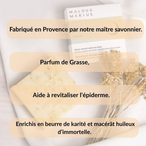 Savon Immortelle & Karité