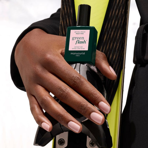 Vernis Semi Permanent Green Flash - Milky Pink