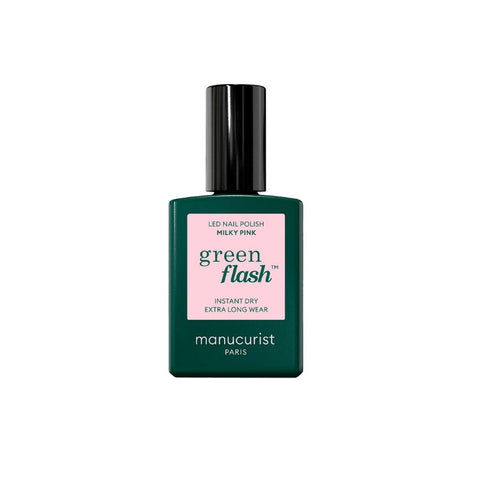 Vernis Semi Permanent Green Flash - Milky Pink