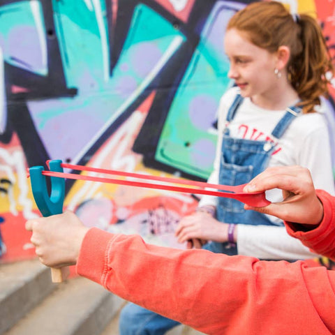 Catapulte en bois - Menthe