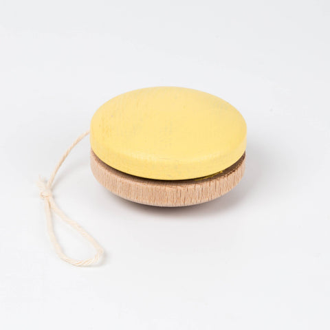 Yoyo en bois - Jaune
