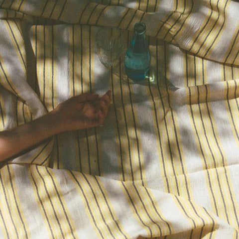 Serviette lin & coton - Sol