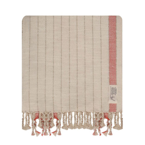 Serviette lin & coton - Bahia Coral