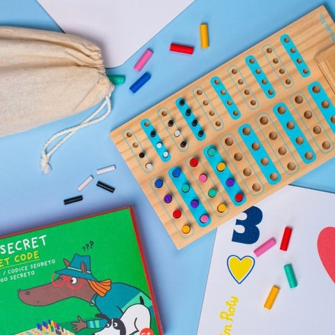 Code secret en bois - Les Loufoques