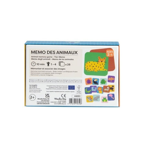 Mémo des animaux - Les Toupitis