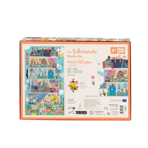 Puzzle 500 pièces - Chez Les Schmouks