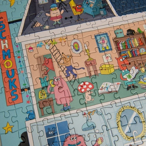 Puzzle 500 pièces - Chez Les Schmouks