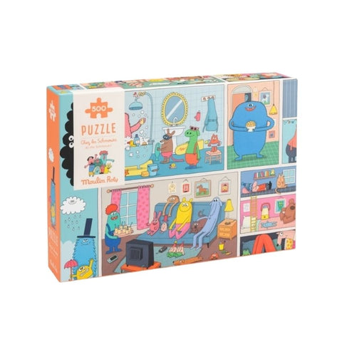 Puzzle 500 pièces - Chez Les Schmouks