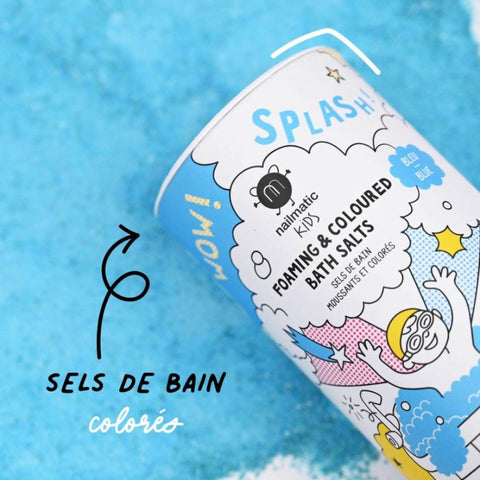 Sels de bain moussant - Bleu