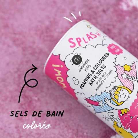 Sels de bain moussant - Rose