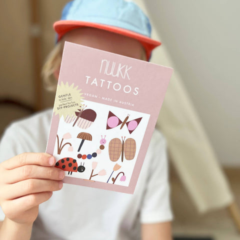Tatouages bio pour enfants - Coccinelle