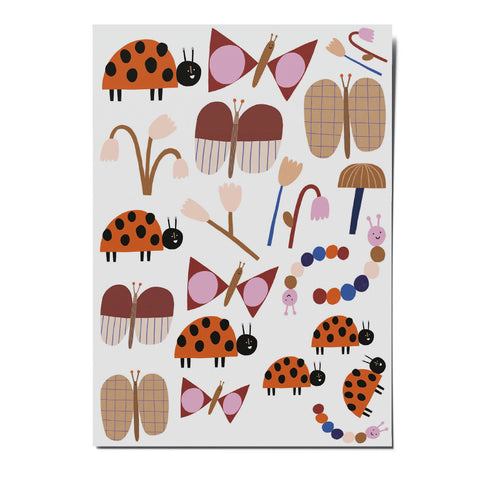 Tatouages bio pour enfants - Coccinelle