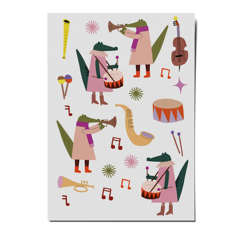 Tatouages bio pour enfants - Crocodile