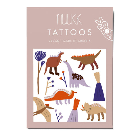 Tatouages bio pour enfants - Dinosaures