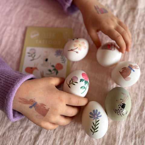 Tatouages bio pour enfants - Pâques