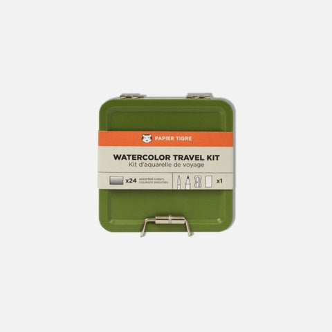 Kit d'aquarelle de voyage - Olive