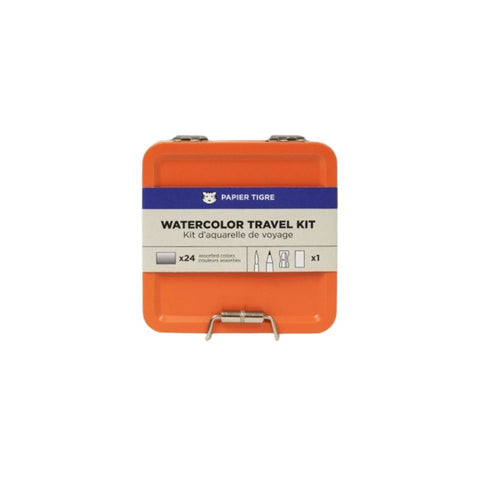 Kit d'aquarelle de voyage - Orange