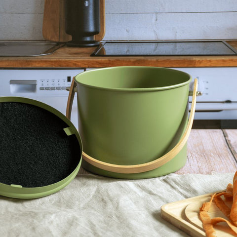 Seau à Compost d'intérieur - 3,5 Litres - Vert