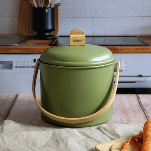Seau à Compost d'intérieur - 3,5 Litres - Vert