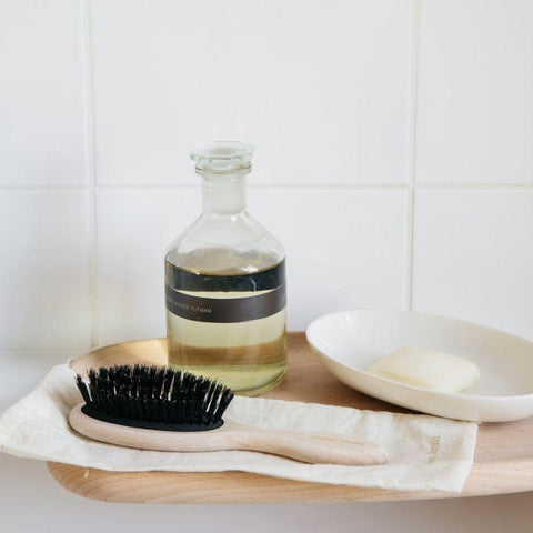 Petite brosse à cheveux en poils de sanglier Andrée JArdin