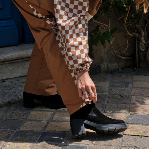 Pantalon de pluie - Damiers Marron