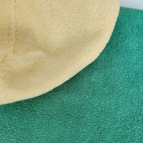 Poncho de bain enfant menthe citron