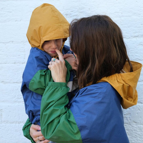 Poncho de pluie enfant - Ash Blue