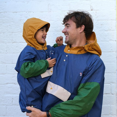 Poncho de pluie enfant - Ash Blue