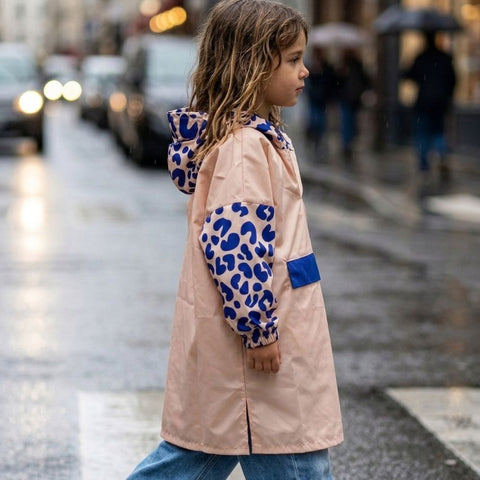 Poncho de pluie enfants - Blue Leo