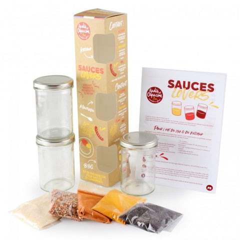 Kit De Fabrication 3 Sauces Ketchup, Moutarde, Barbecue Radis & Capucine