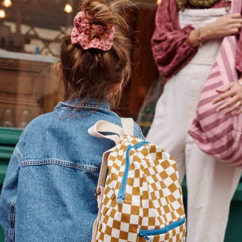 Chouchou Mini Léopard - Géranium