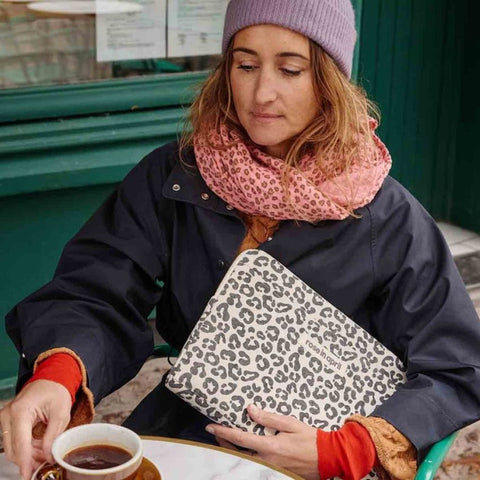 Pochette d'ordinateur 13/14' - Octave Graou Greige