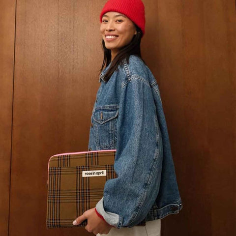 Pochette d'ordinateur 13/14' - Octave tartan