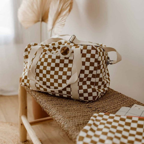 Sac à langer & week-end - Raphaël Damier Caramel