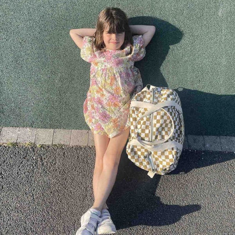 Sac à langer & week-end - Raphaël Damier Caramel