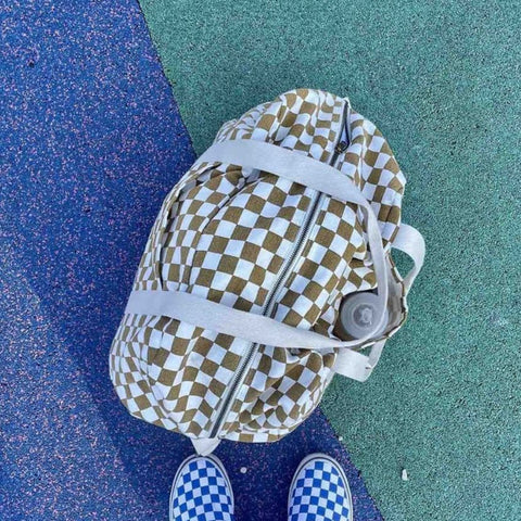 Sac à langer & week-end - Raphaël Damier Caramel