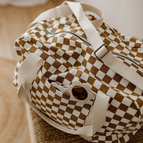 Sac à langer & week-end - Raphaël Damier Caramel